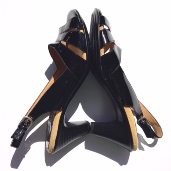 NWOT size 8.5 Narrow black Softspots Neima heeled sandals - Picture 4 of 8